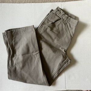 Carhartt Beige Jeans 34x30 Relaxed Fit Denim Pants Medium Wash Mens Dungaree Fit